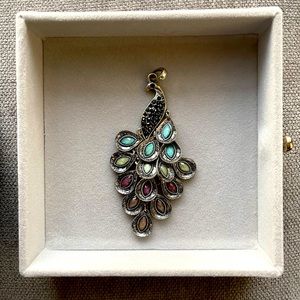 🪺 Antique Peacock Pendant